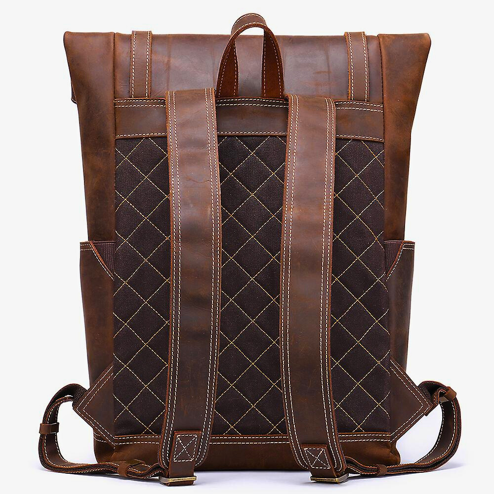 Henry Men’s Retro Leather Rucksack